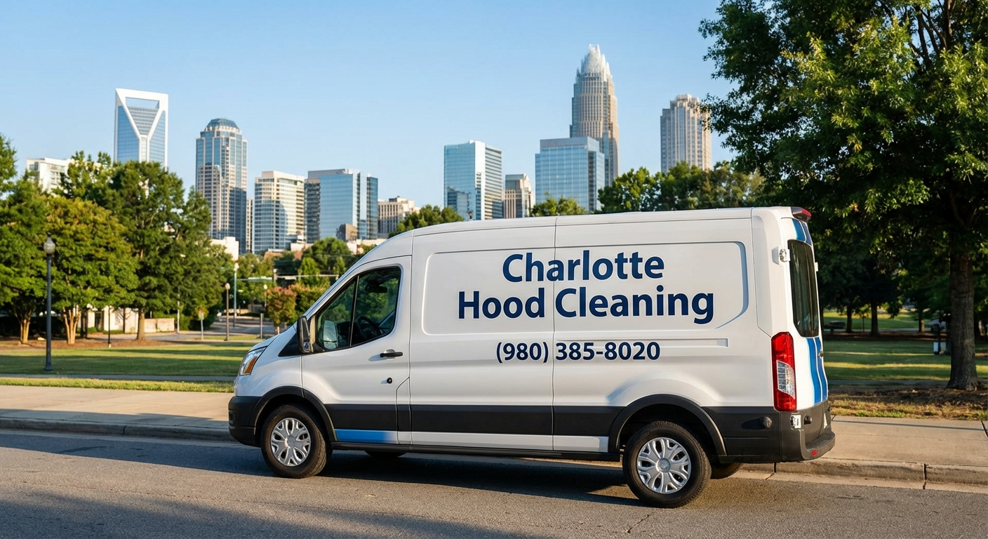 Charlotte Hood Cleaning work van